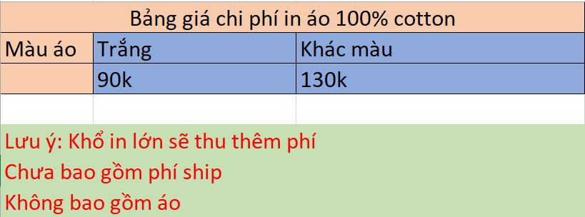 In áo, in áo theo yêu cầu, in decal, in kỹ thuật số, in lưới